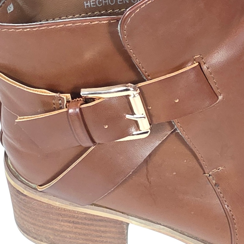 Brown Ankle Boots Size 9 - Picture 3 of 10
